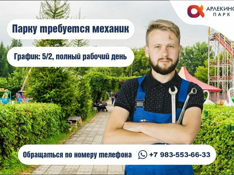 Парку требуется механик