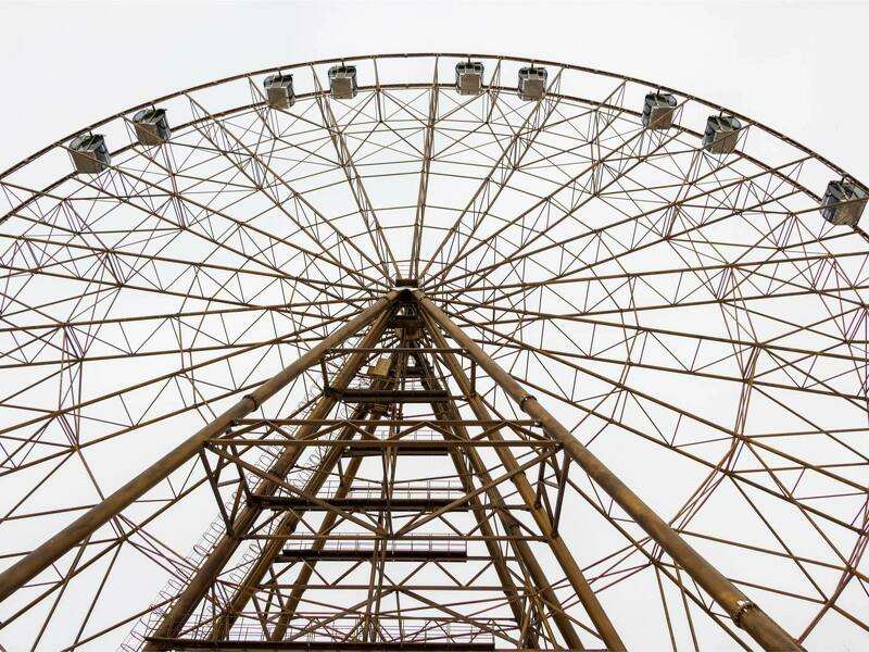 Сегодня работает колесо обозрения «Солнце Барнаула»